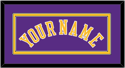Los Angeles Name - Road Purple (1997-1999) - Signature Tier 2