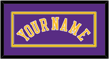 Los Angeles Name - Road Purple (1997-1999) - Double Mat 2