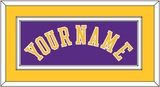 Los Angeles Name - Road Purple (1997-1999) - Double Mat 3