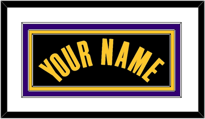 Los Angeles Name - Black Earned (2020-2021) - Premier Tier 1