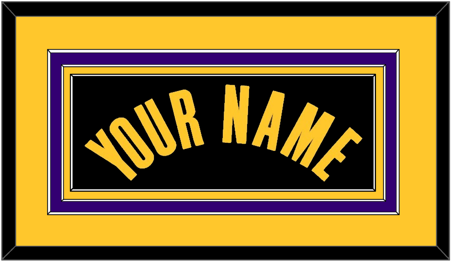 Los Angeles Name - Black Earned (2020-2021) - Premier Tier 3