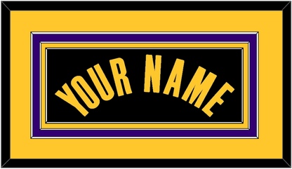 Los Angeles Name - Black Earned (2020-2021) - Premier Tier 3