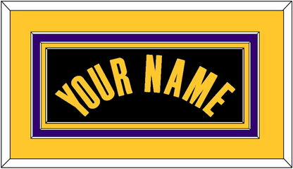 Los Angeles Name - Black Earned (2020-2021) - Premier Tier 3