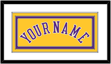Los Angeles Name - Home Yellow (1997-1999) - Triple Mat 1