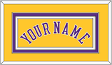 Los Angeles Name - Home Yellow (1997-1999) - Triple Mat 2