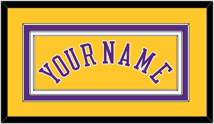 Los Angeles Name - Home Yellow (1997-1999) - Premier Tier 2