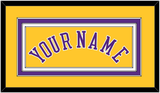 Los Angeles Name - Home Yellow (1997-1999) - Triple Mat 2