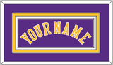 Los Angeles Name - Road Purple (1997-1999) - Triple Mat 2