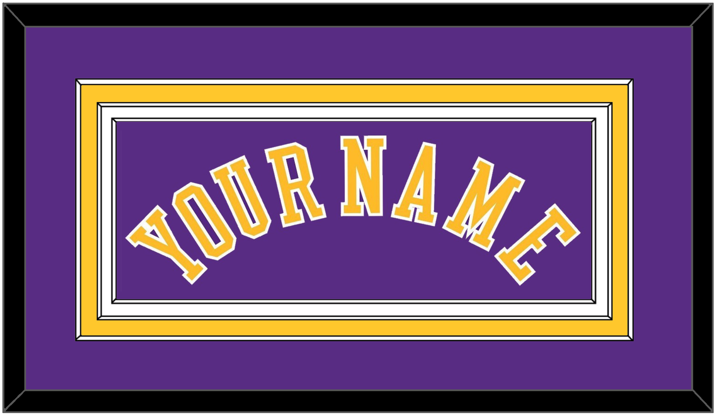 Los Angeles Name - Road Purple (1997-1999) - Premier Tier 2