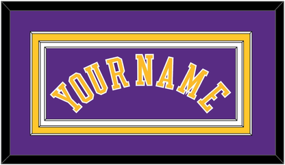 Los Angeles Name - Road Purple (1997-1999) - Premier Tier 2