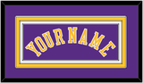 Los Angeles Name - Road Purple (1997-1999) - Triple Mat 2