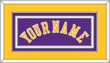 Los Angeles Name - Road Purple (1997-1999) - Triple Mat 3