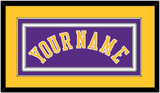 Los Angeles Name - Road Purple (1997-1999) - Triple Mat 3