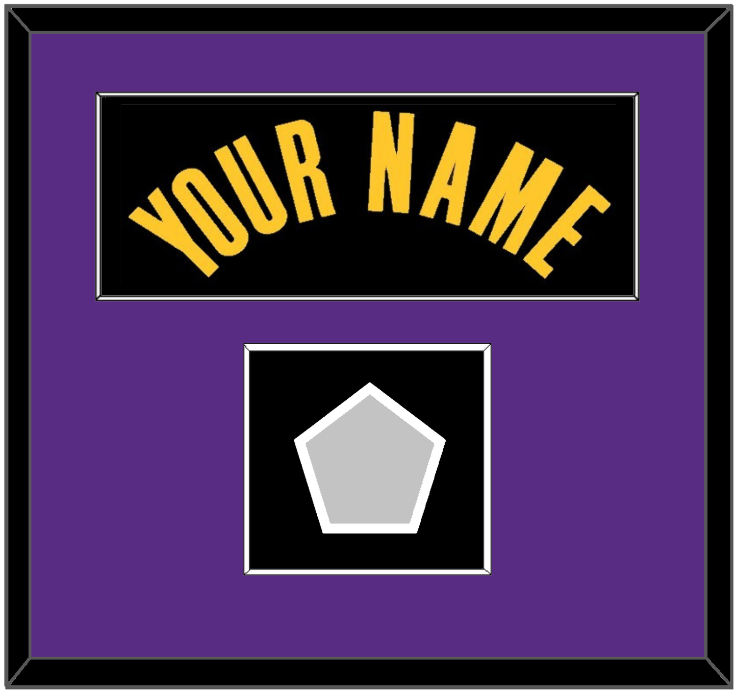 Los Angeles Name & Champions Patch - Black Earned (2020-2021) - Essential Tier 2
