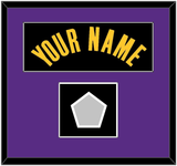 Los Angeles Name & Trophy Patch - Black Earned (2020-2021) - Single Mat 2