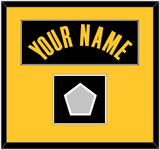 Los Angeles Name & Champions Patch - Black Earned (2020-2021) - Single Mat 3