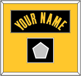 Los Angeles Name & Finals Patch - Black Earned (2020-2021) - Single Mat 3