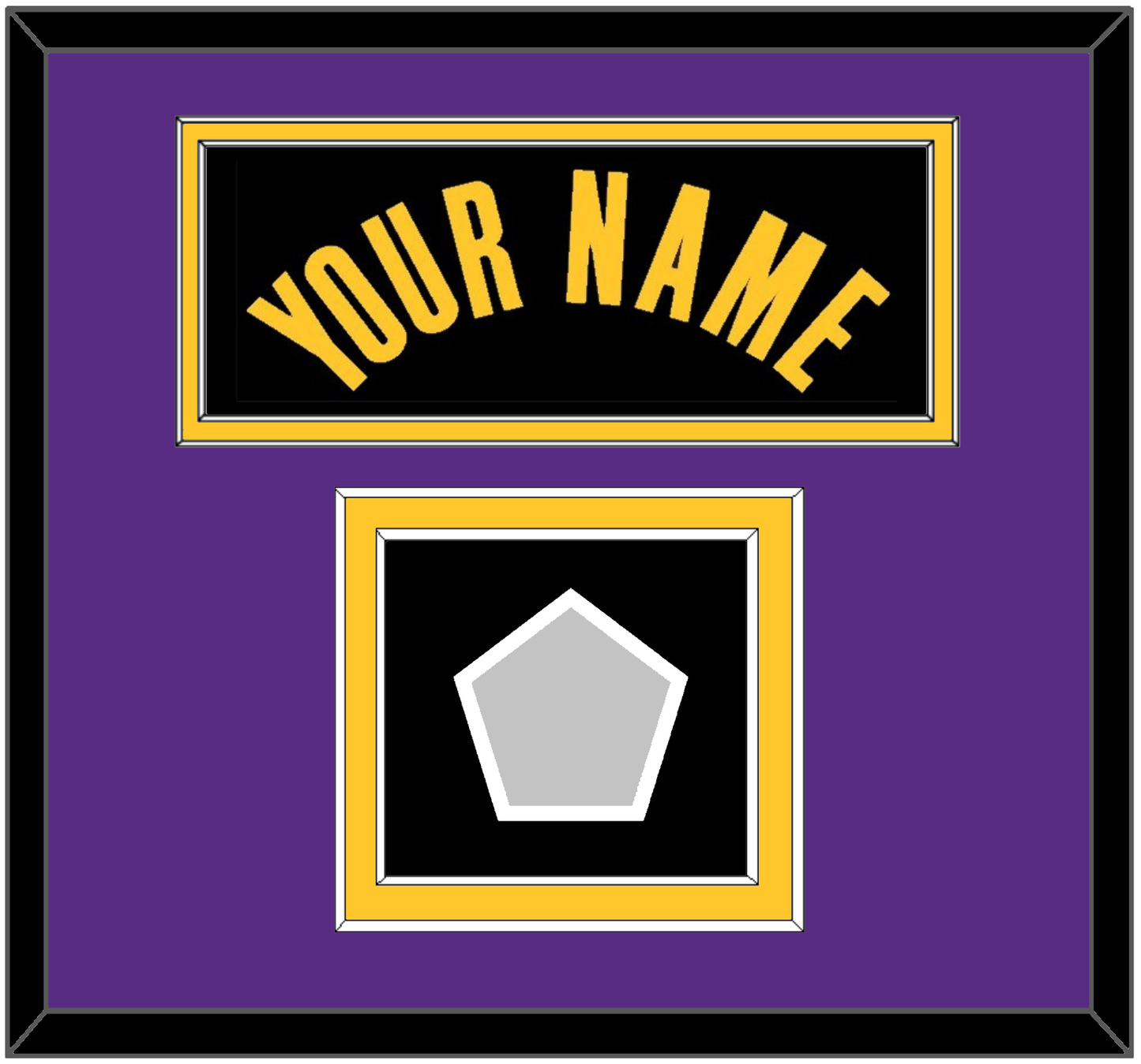 Los Angeles Name & Finals Patch - Black Earned (2020-2021) - Signature Tier 2