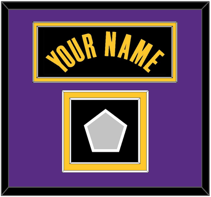 Los Angeles Name & Finals Patch - Black Earned (2020-2021) - Signature Tier 2