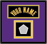 Los Angeles Name & Champions Patch - Black Earned (2020-2021) - Double Mat 2