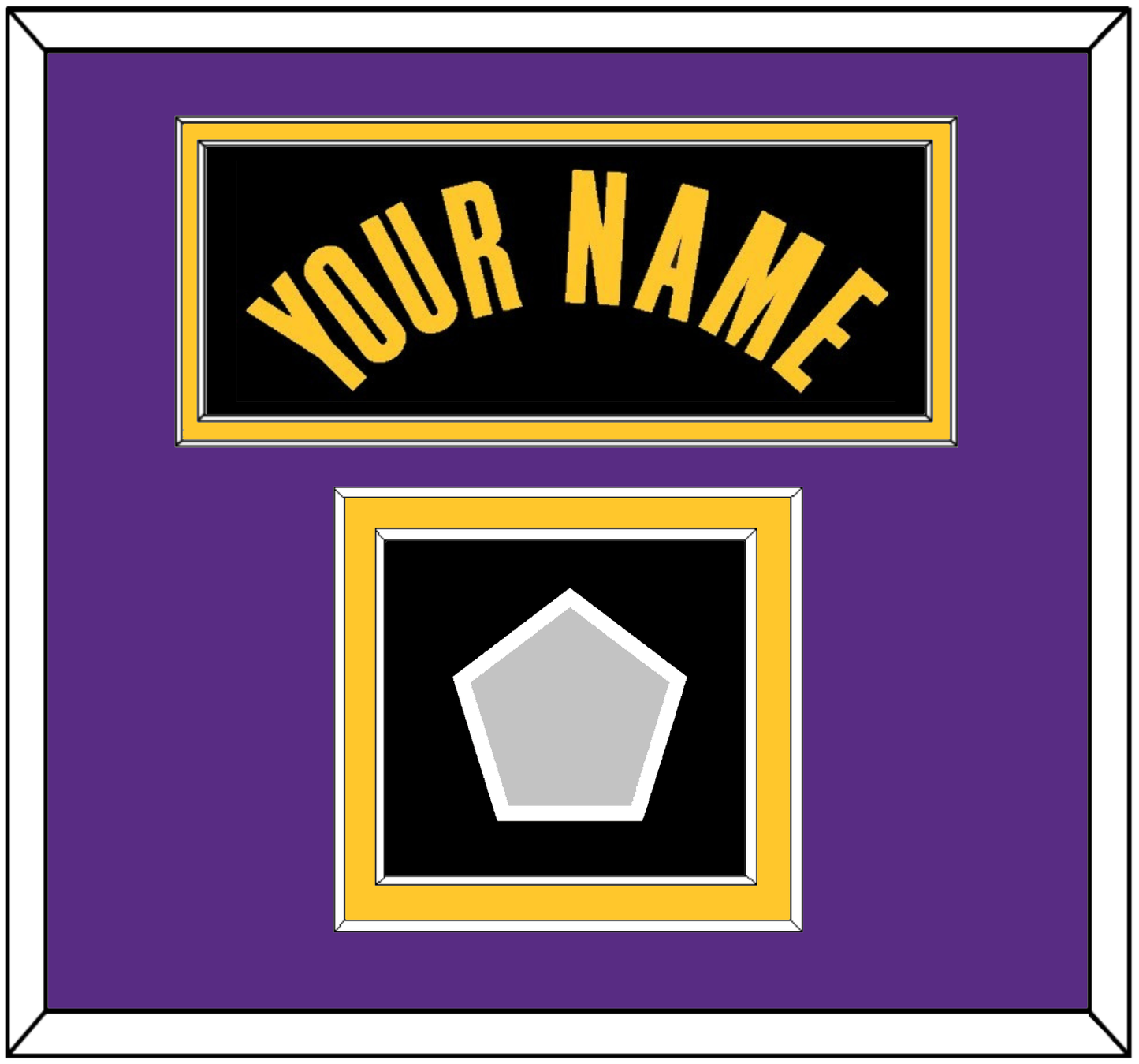 Los Angeles Name & Champions Patch - Black Earned (2020-2021) - Signature Tier 2