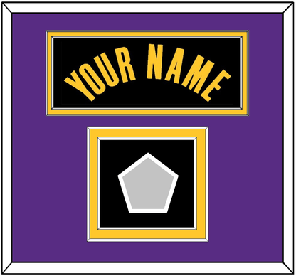 Los Angeles Name & Champions Patch - Black Earned (2020-2021) - Signature Tier 2