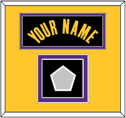 Los Angeles Name & Champions Patch - Black Earned (2020-2021) - Signature Tier 3