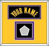 Los Angeles Name & Finals Patch - Black Earned (2020-2021) - Double Mat 3