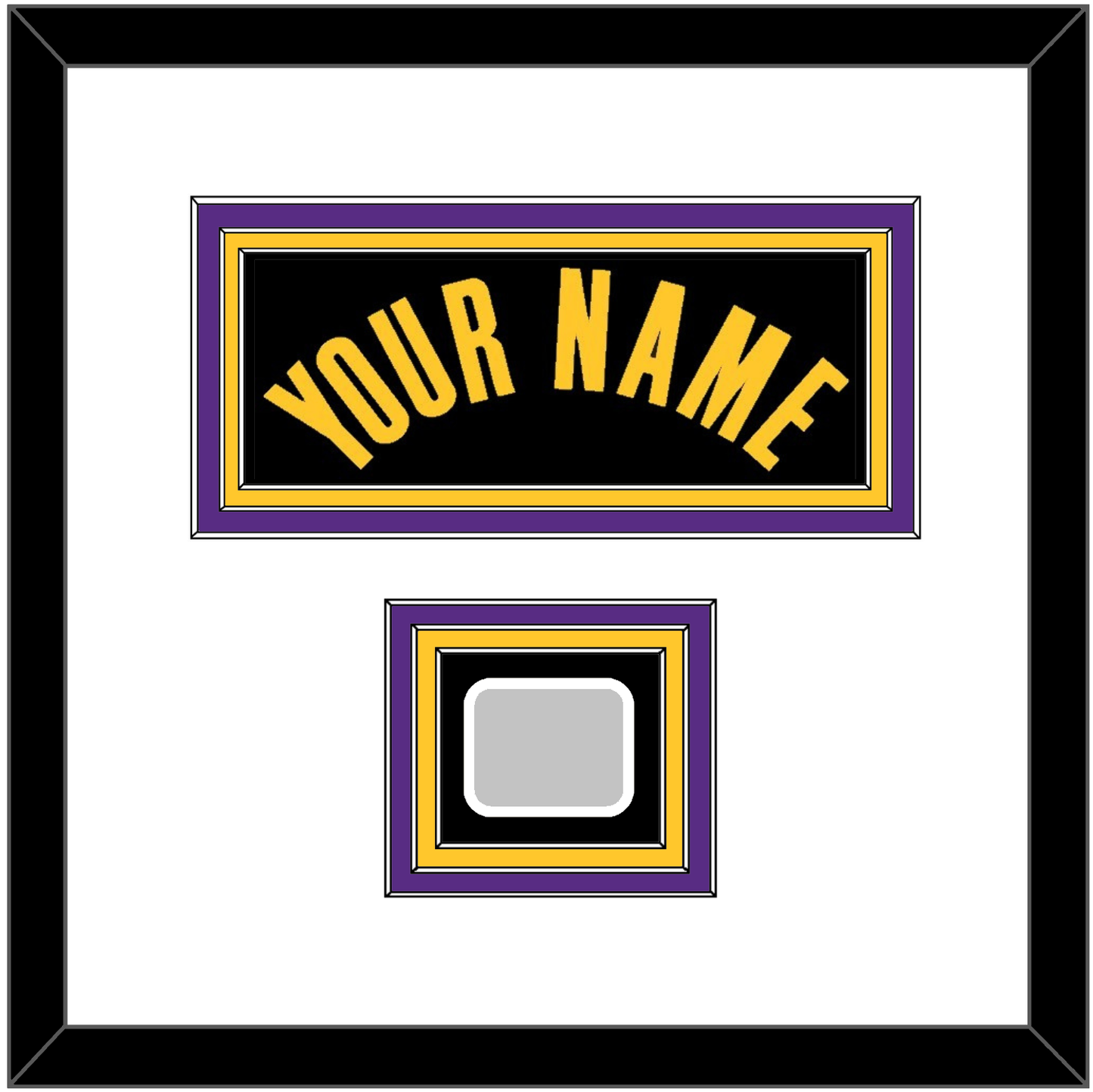 Los Angeles Name & Champions Patch - Black Earned (2020-2021) - Premier Tier 1