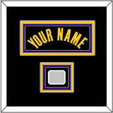 Los Angeles Name & Champions Patch - Black Earned (2020-2021) - Triple Mat 2