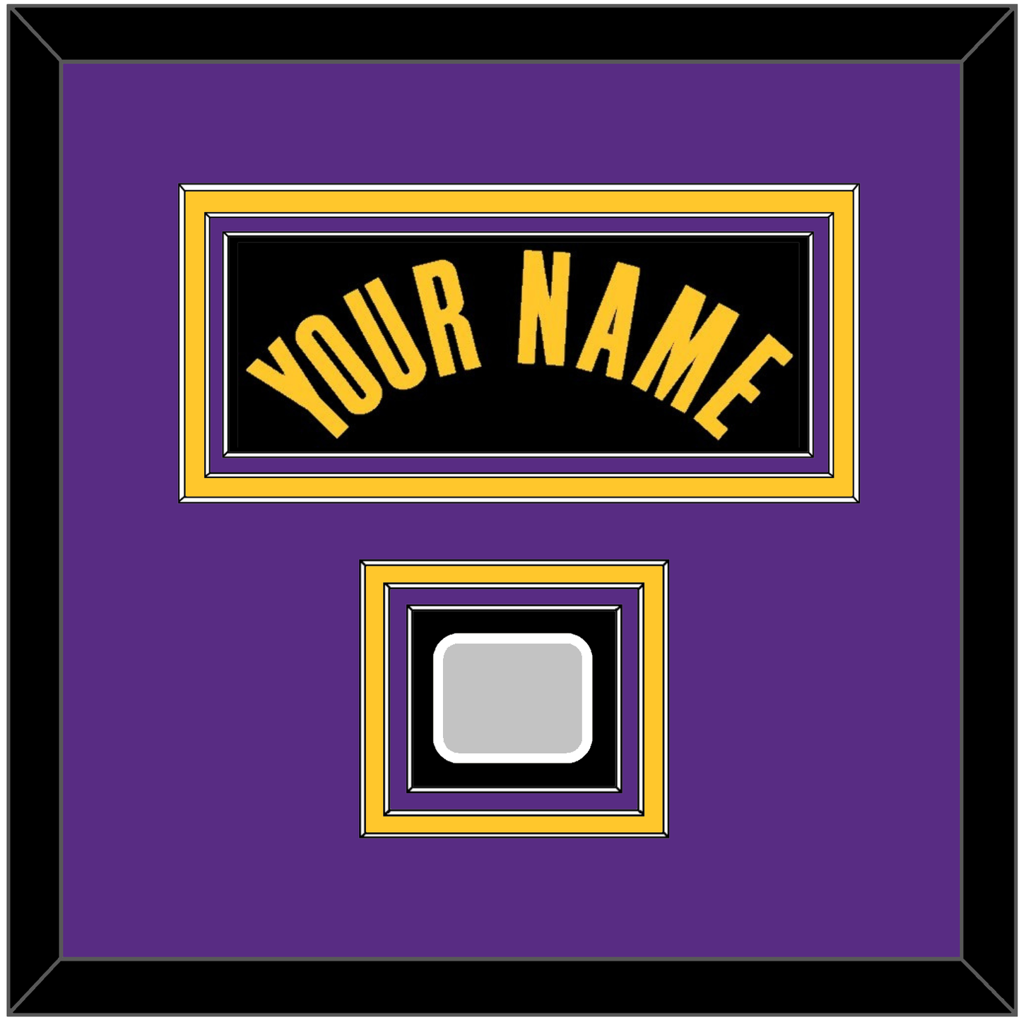 Los Angeles Name & Finals Patch - Black Earned (2020-2021) - Premier Tier 3