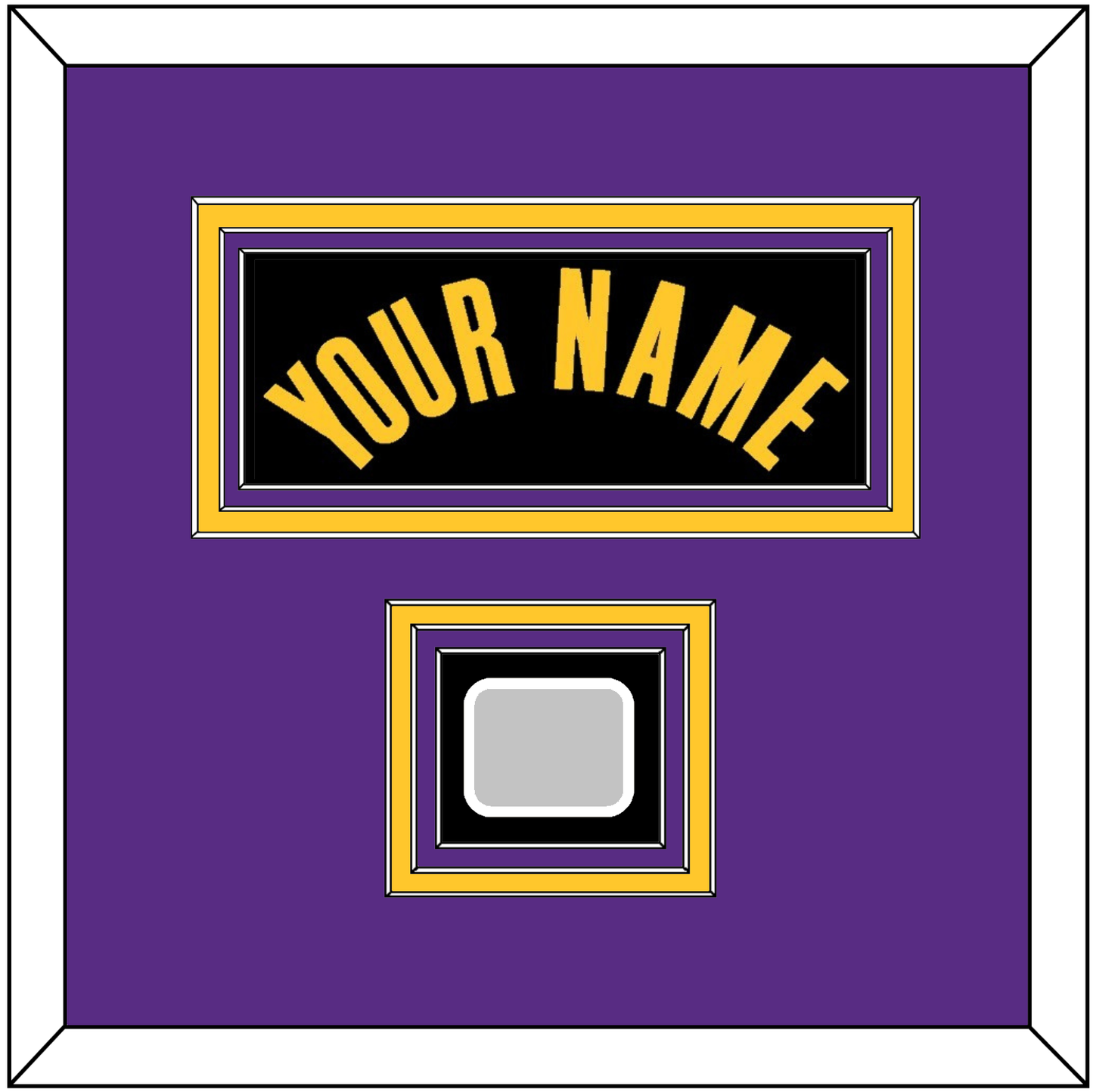 Los Angeles Name & Champions Patch - Black Earned (2020-2021) - Premier Tier 3