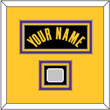 Los Angeles Name & Champions Patch - Black Earned (2020-2021) - Triple Mat 4