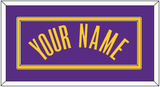 Los Angeles Name - Purple Statement - Double Mat 3