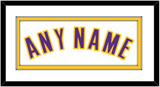 Los Angeles Name - Home White (2002-2018) - Double Mat 2