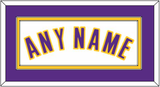 Los Angeles Name - Home White (2002-2018) - Double Mat 4