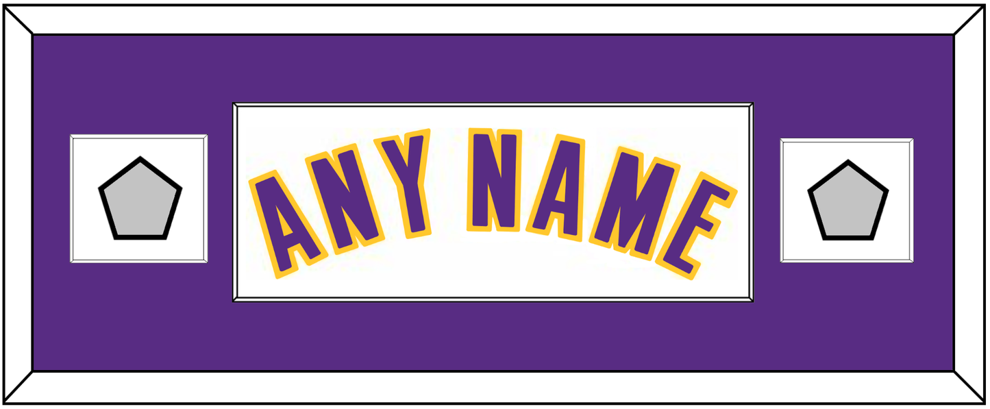Los Angeles Name & 2 Finals Patches - Alternate White (2002-2018) - Essential Tier 2