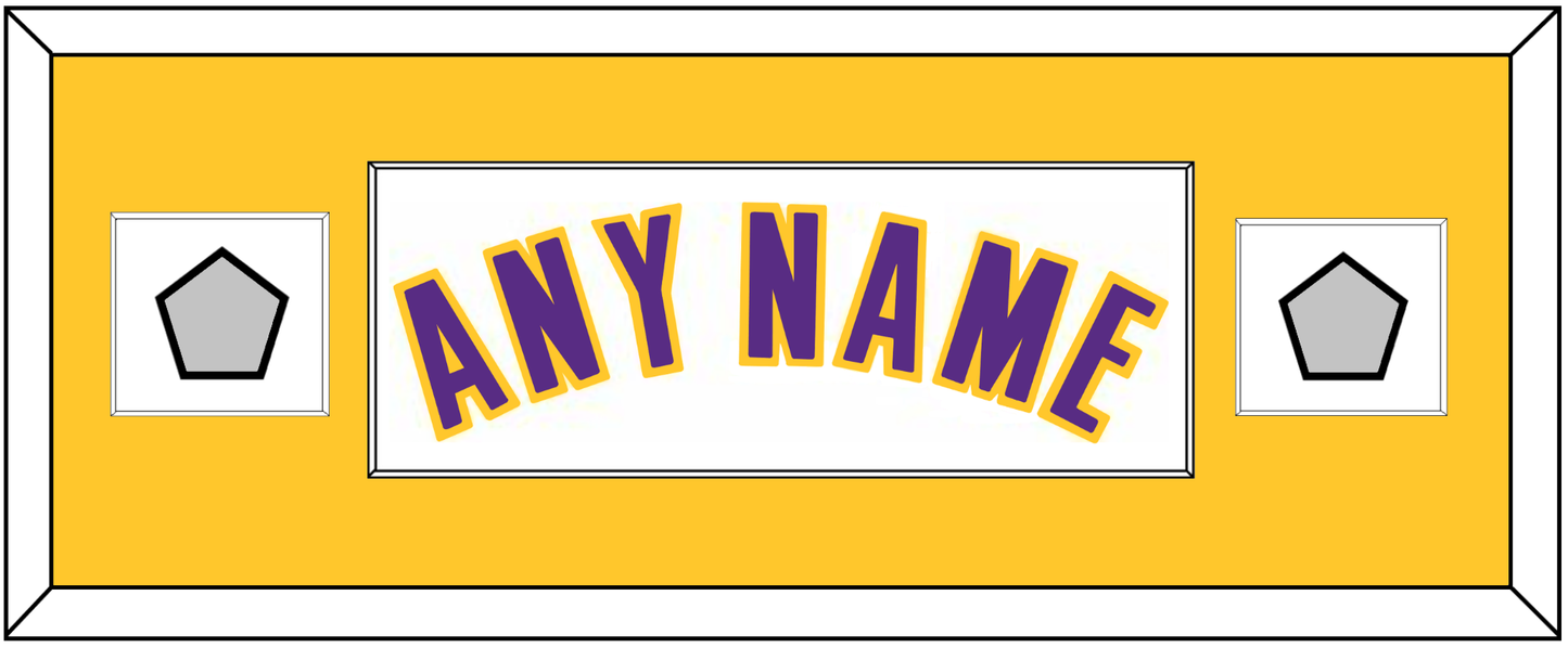 Los Angeles Name & 2 Trophy Patches - Alternate White (2002-2018) - Essential Tier 4