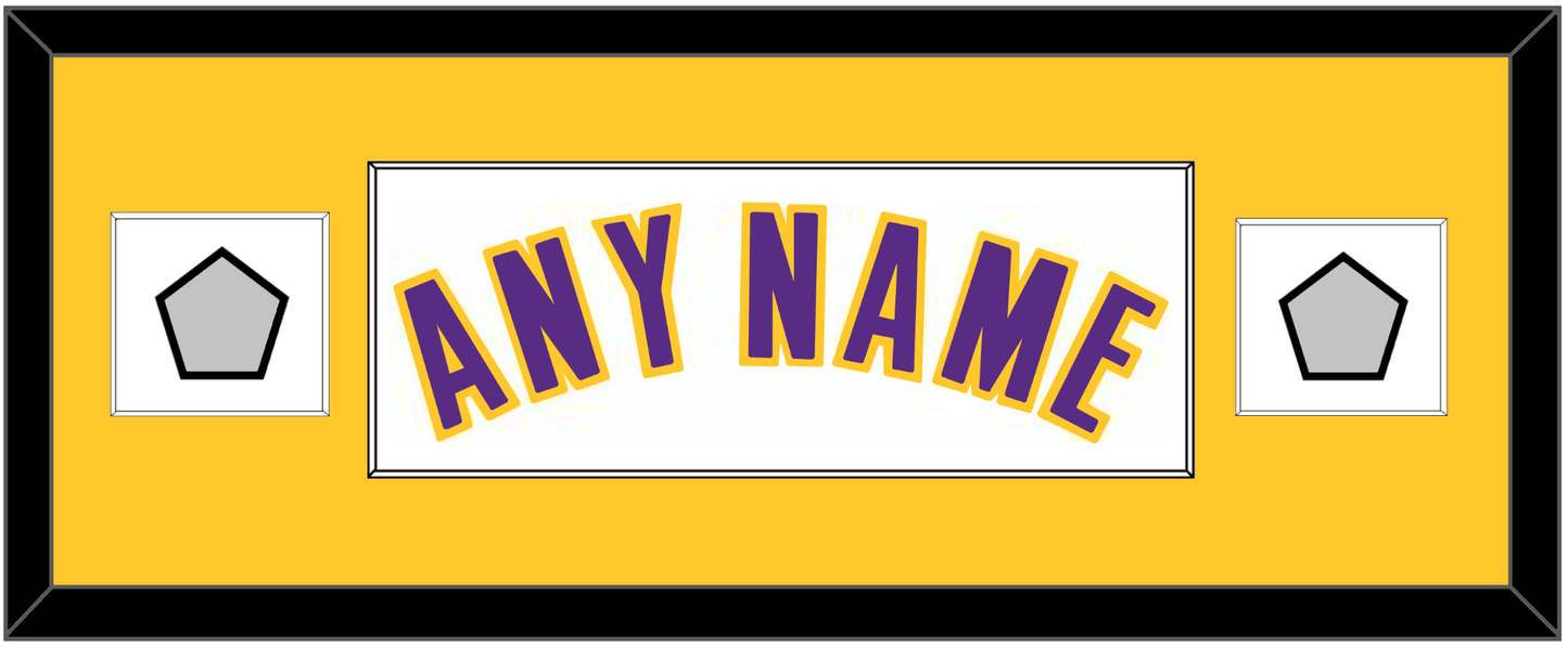 Los Angeles Name & 2 Champions Patches - Alternate White (2002-2018) - Essential Tier 4
