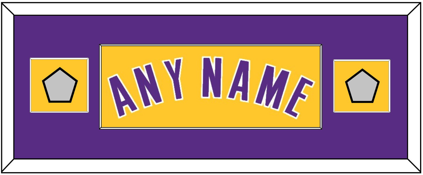 Los Angeles Name & 2 Finals Patches - Home Yellow (1999-2018) - Essential Tier 4