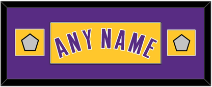 Los Angeles Name & 2 Finals Patches - Home Yellow (1999-2018) - Essential Tier 4