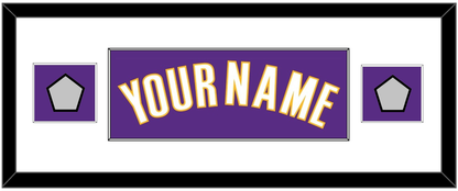 Los Angeles Name & 2 Finals Patches - Road Purple (1999-2004) - Essential Tier 2