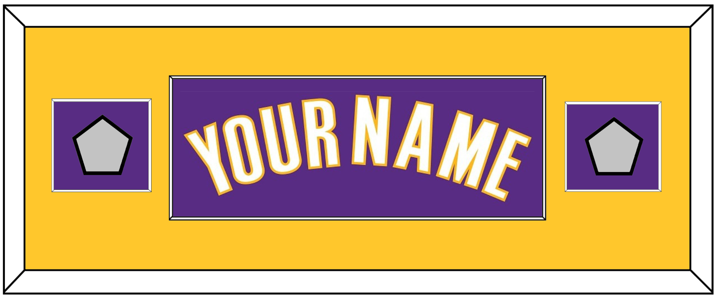 Los Angeles Name & 2 Champions Patches - Road Purple (1999-2004) - Essential Tier 4