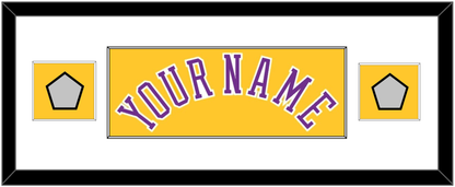 Los Angeles Name & 2 Trophy Patches - Home Yellow (1978-1997) - Essential Tier 2
