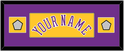 Los Angeles Name & 2 Champions Patches - Home Yellow (1978-1997) - Essential Tier 4