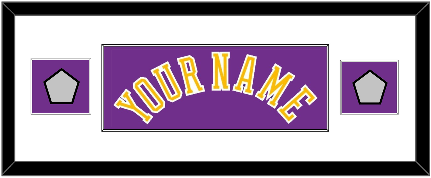 Los Angeles Name & 2 Trophy Patches - Road Purple (1978-1997) - Essential Tier 2