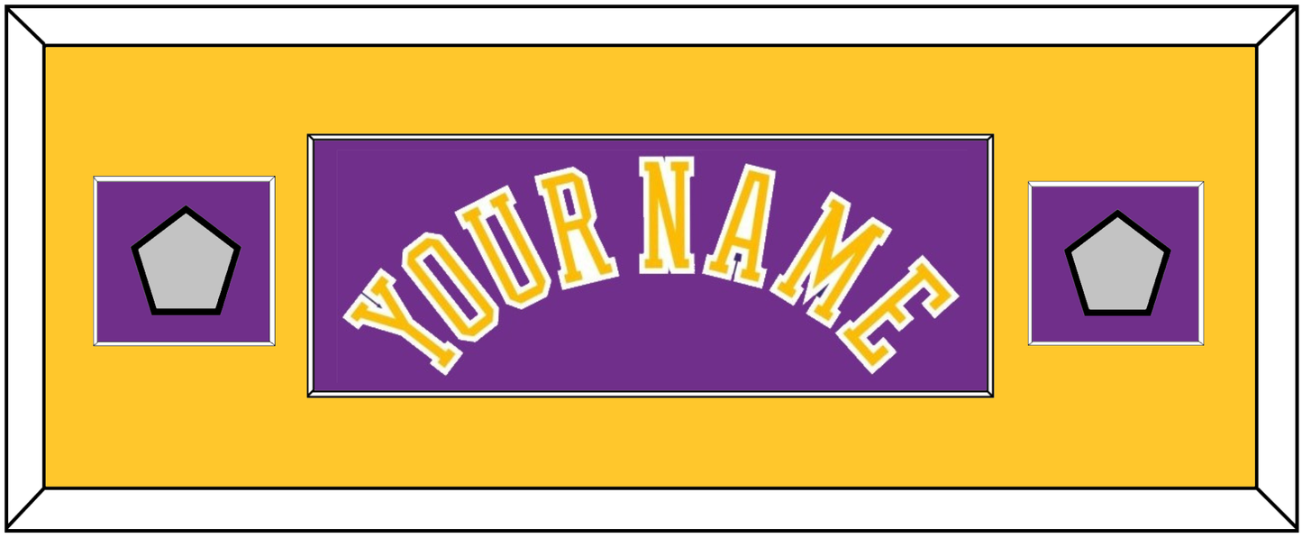 Los Angeles Name & 2 Trophy Patches - Road Purple (1978-1997) - Essential Tier 4