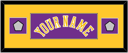 Los Angeles Name & 2 Trophy Patches - Road Purple (1978-1997) - Essential Tier 4