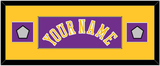 Los Angeles Name & 2 Trophy Patches - Road Purple (1978-1997) - Single Mat 4