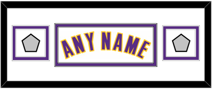 Los Angeles Name & 2 Finals Patches - Alternate White (2002-2018) - Signature Tier 2